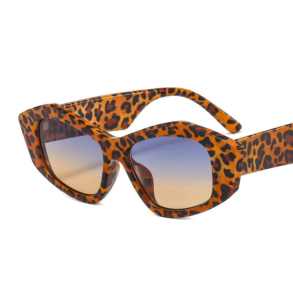 Striped Sunglasses For Men And Women Small Frame Geometry