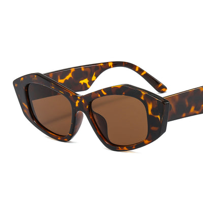 Striped Sunglasses For Men And Women Small Frame Geometry