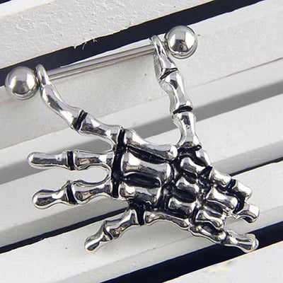 Punk style body piercing jewelry