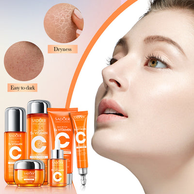 Five-dimensional C Whitening Brightening Skin Care Gift Box