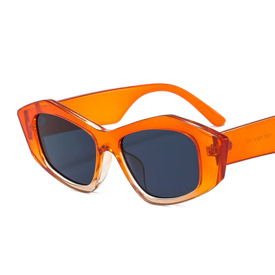 Striped Sunglasses For Men And Women Small Frame Geometry
